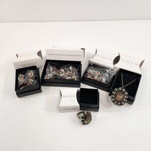 Avon Smoky & Faceted Topaz Jewelry Bundle NEW